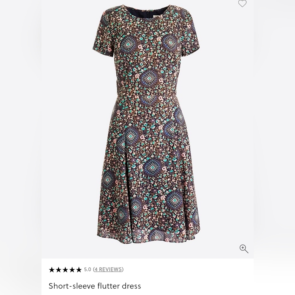 J. Crew Factory Floral Patterned Dress